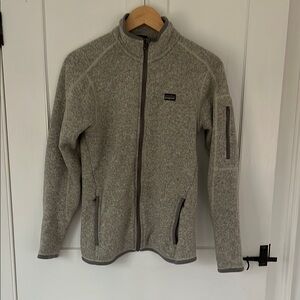 Women’s Patagonia Better Sweater Full Zip Jacket Gray Medium